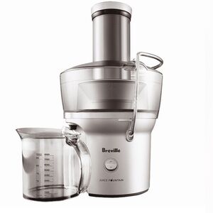 Breville Juice Fountain Compact in White and Silver